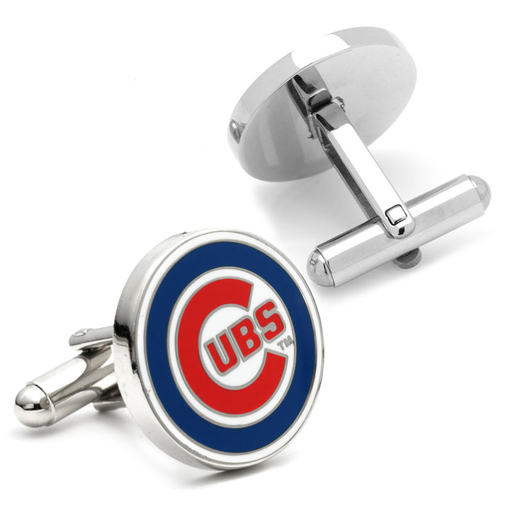 Chicago Cubs Cufflinks and Tie Bar Gift Set Image 5