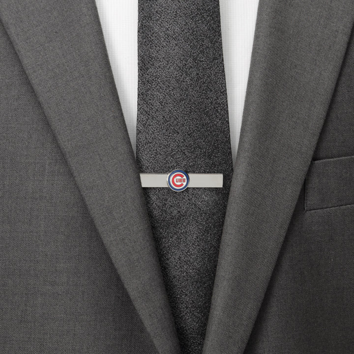 Chicago Cubs Cufflinks and Tie Bar Gift Set Image 7