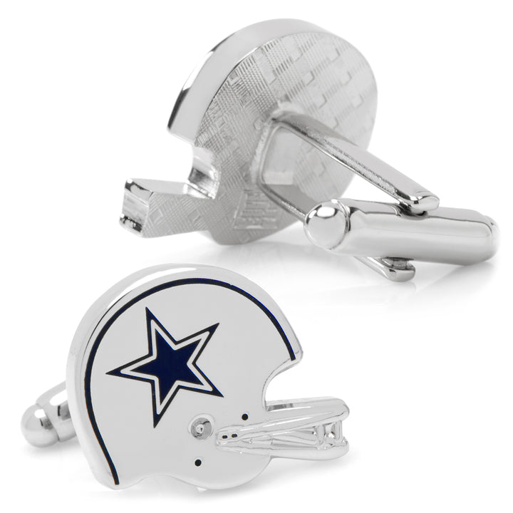 Retro Dallas Cowboys Helmet Cufflinks Image 2