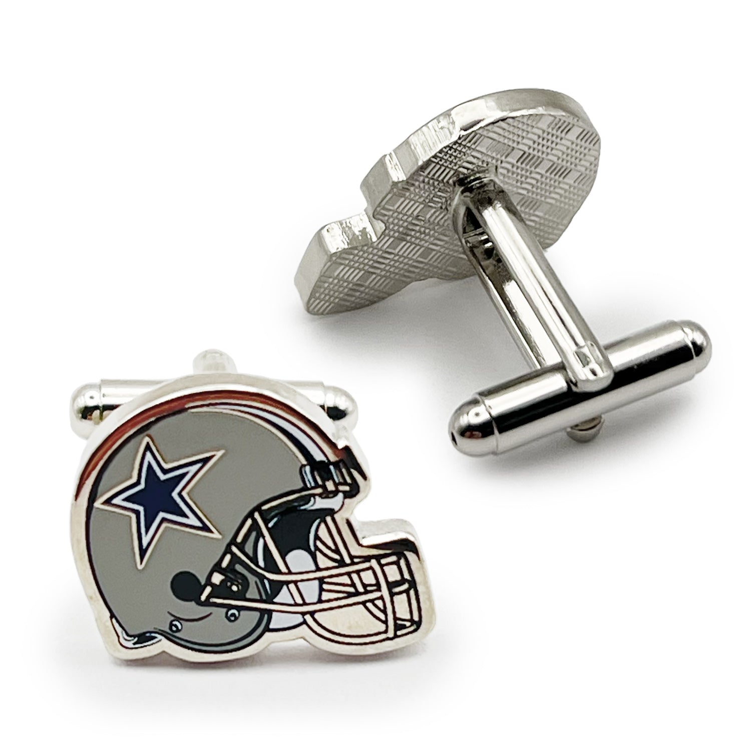Retro Dallas Cowboys Helmet Cufflinks Image 2