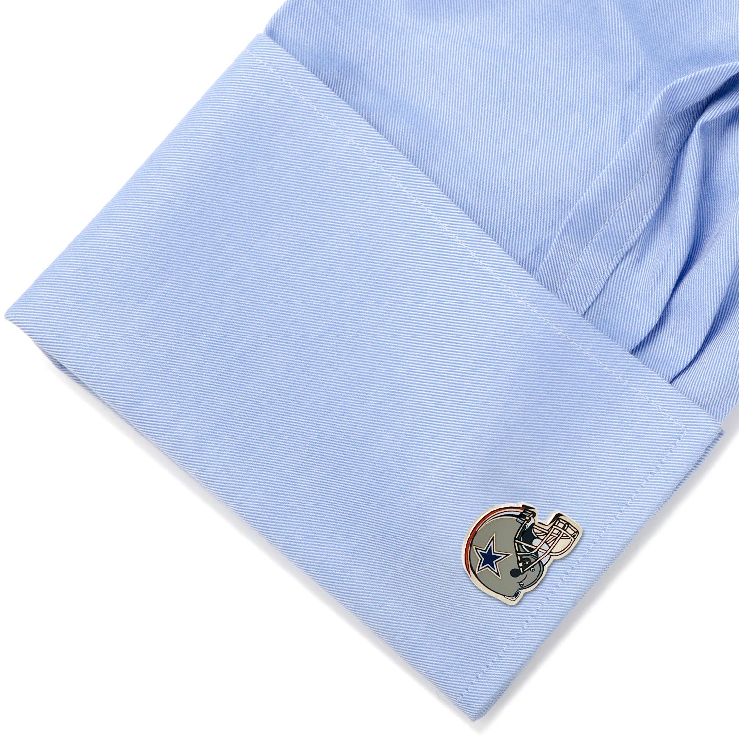 Retro Dallas Cowboys Helmet Cufflinks Image 3