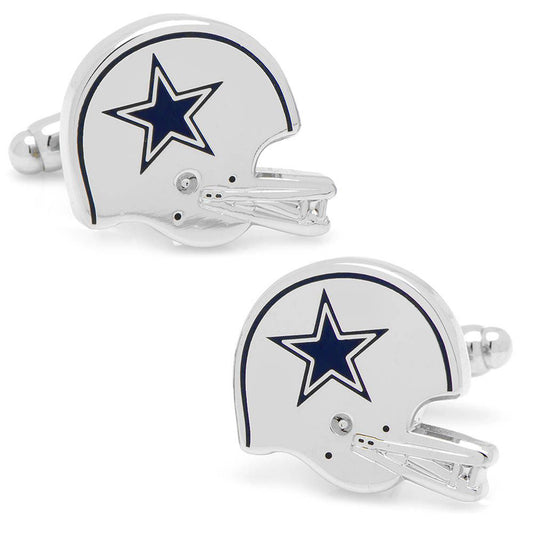 Retro Dallas Cowboys Helmet Cufflinks Image 1