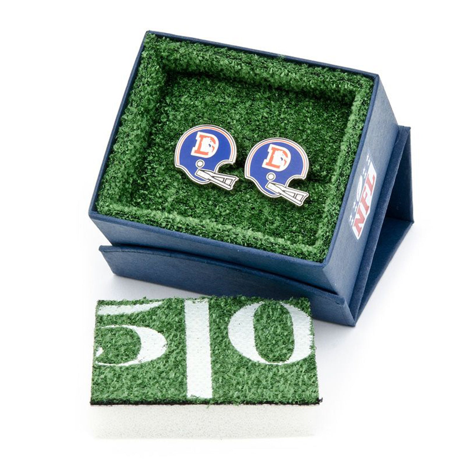 Retro Denver Broncos Cufflinks Image 4