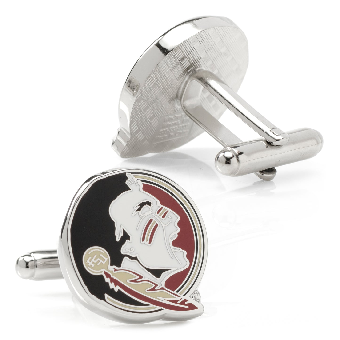 Florida State Seminole Head Cufflinks Image 2