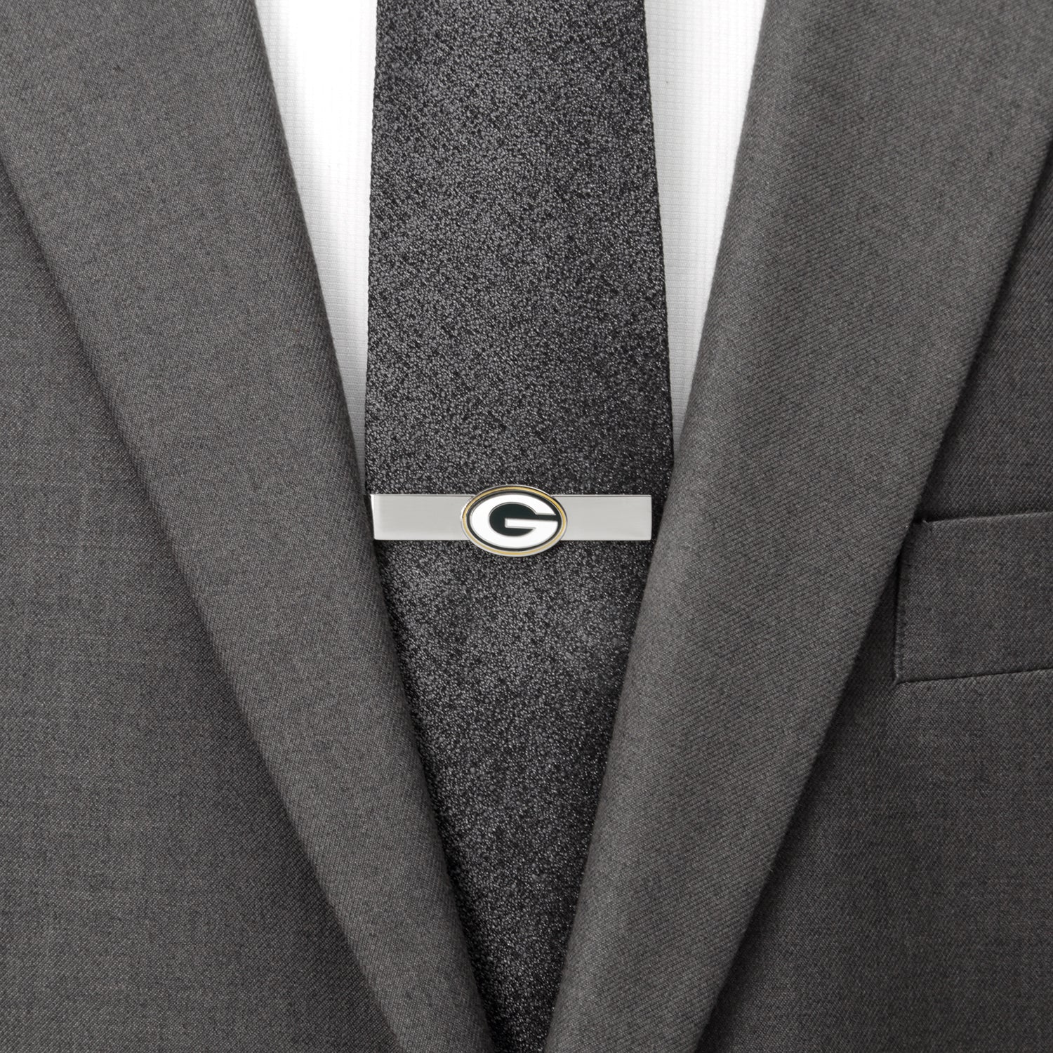 Green Bay Packers Cufflinks and Tie Bar Gift Set Image 4