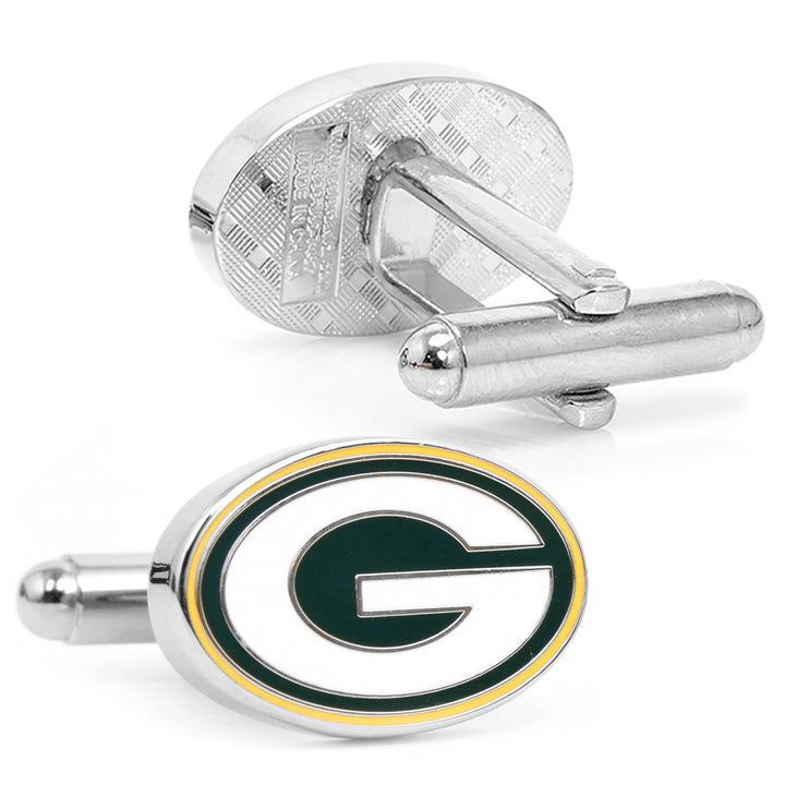 Green Bay Packers Cufflinks and Tie Bar Gift Set Image 8