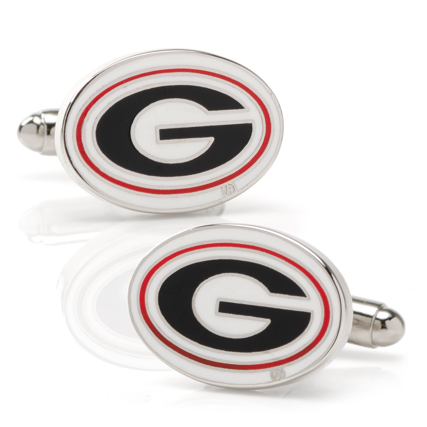 University of Georgia Bulldog Cufflinks and Lapel Pin Gift Set Image 3