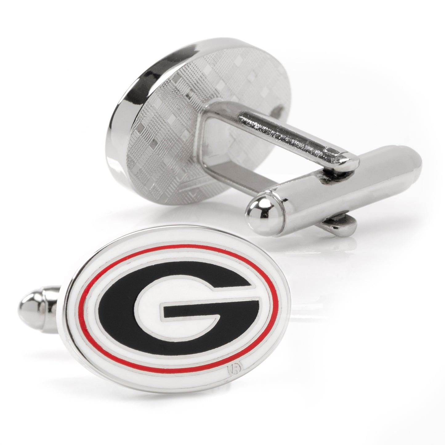 University of Georgia Bulldog Cufflinks and Lapel Pin Gift Set Image 4