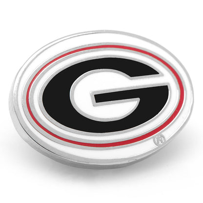 University of Georgia Bulldog Cufflinks and Lapel Pin Gift Set Image 6