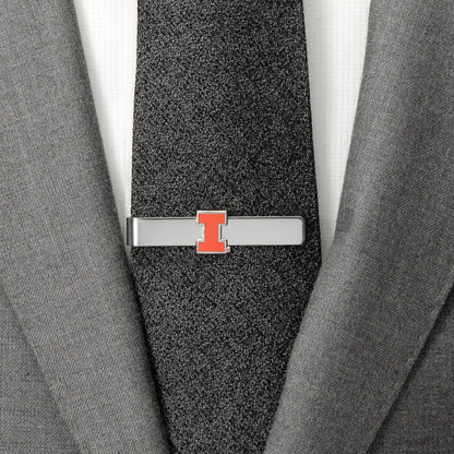 University of Illinois Fighting Illini Cufflinks and Tie Bar Gift Set Image 7