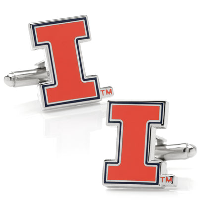 University of Illinois Fighting Illini Cufflinks Image 1