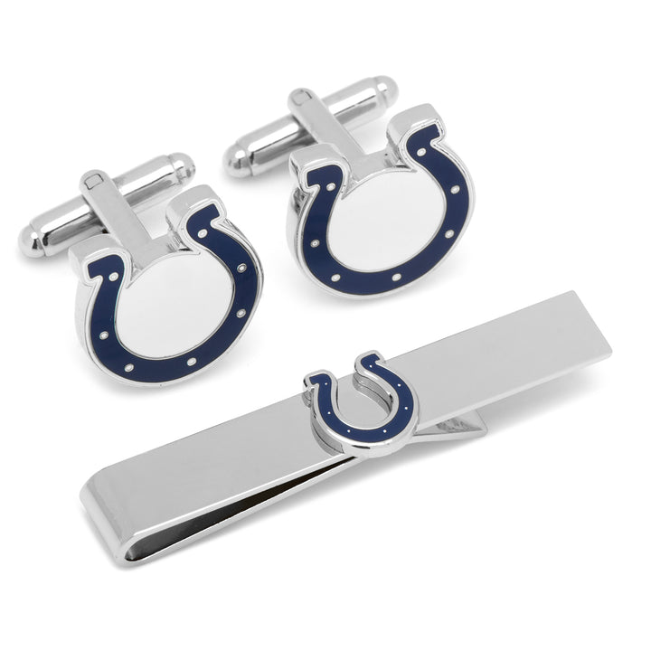 Indianapolis Colts Cufflinks and Tie Bar Gift Set Image 1