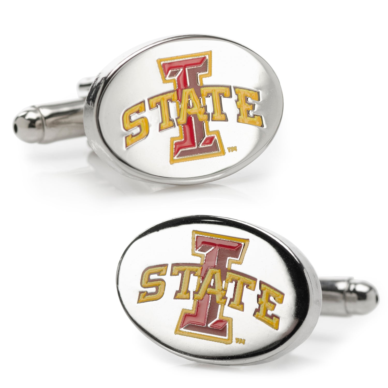 Iowa State Cyclones Cufflinks and Tie Bar Gift Set Image 3