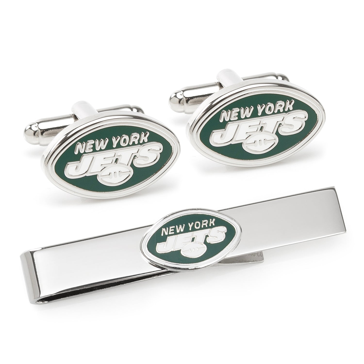 New York Jets Cufflinks & Tie Bar Gift Set Image 1