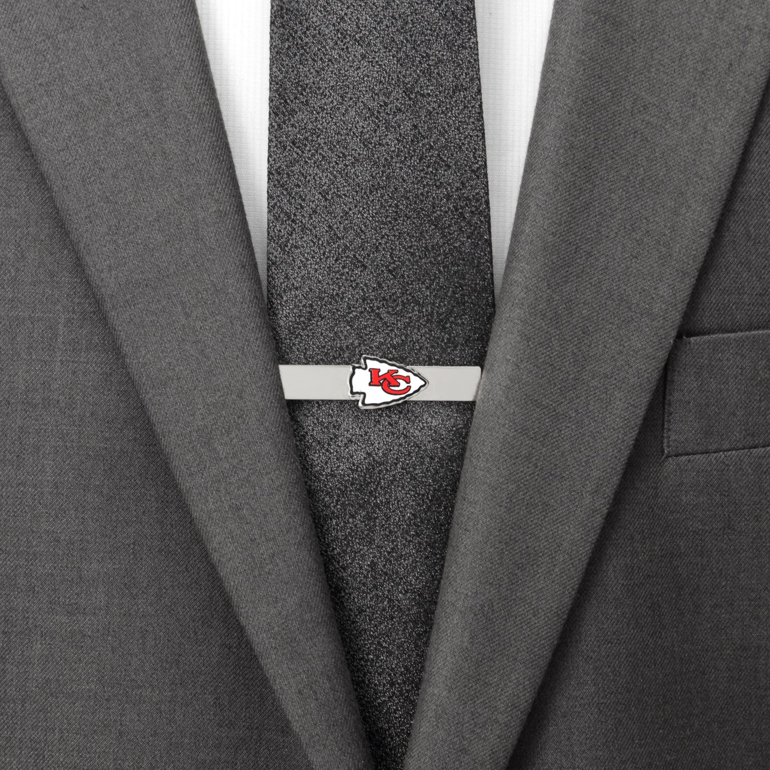 Kansas City Chiefs Cufflinks and Tie Clip Gift Set Image 4