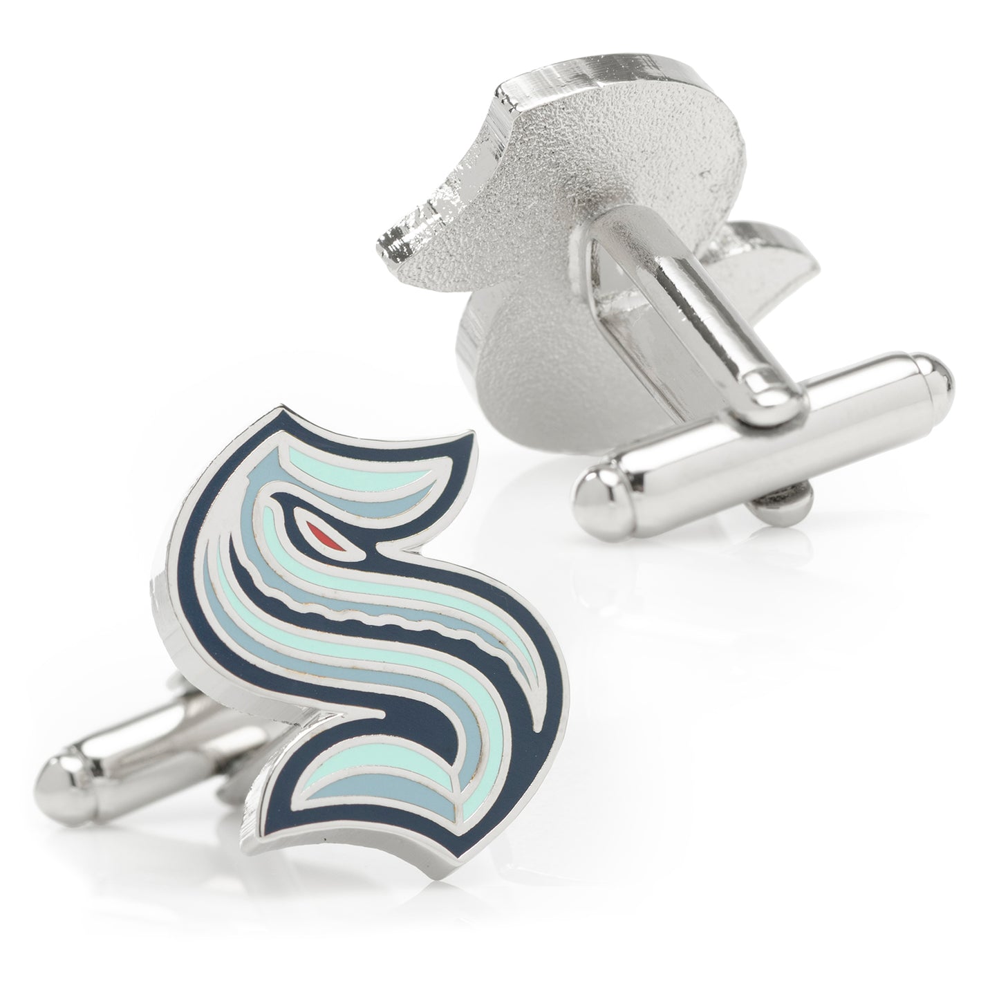 Seattle Kraken Cufflinks & Tie Clip Gift Set Image 4