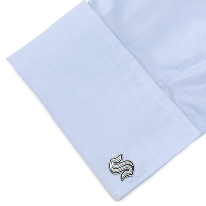 Seattle Kraken Cufflinks & Tie Clip Gift Set Image 6