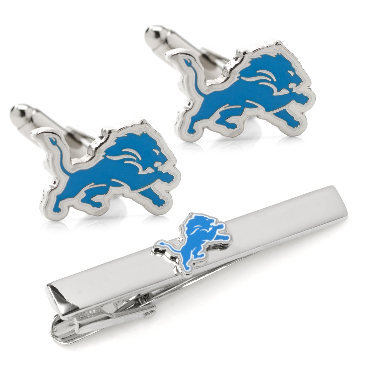 NFL Detroit Lions Cufflinks and Tie Clip Gift Set