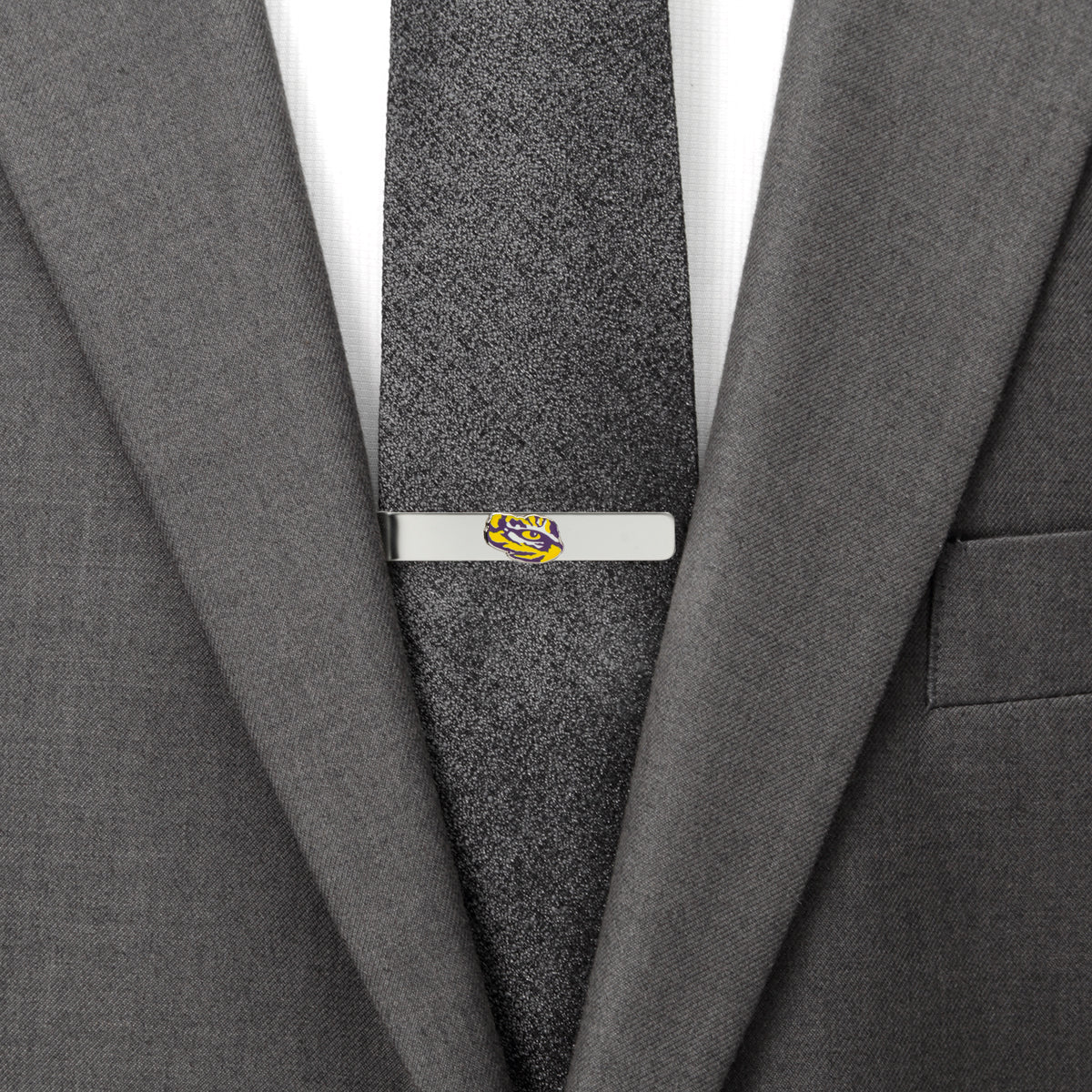 LSU Tiger's Eye Tie Bar Image 2