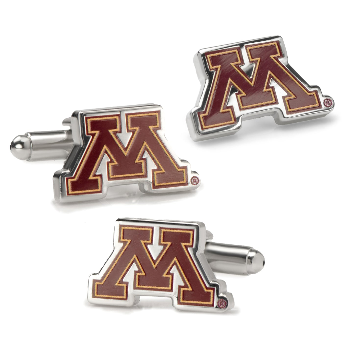 Minnesota Gophers Cufflinks and Lapel Pin Gift Set Image 1