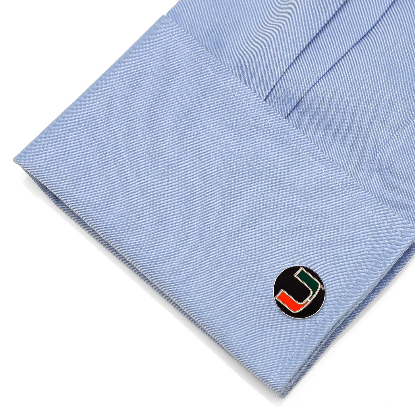 Miami Hurricanes Cufflinks and Tie Bar Gift Set Image 5