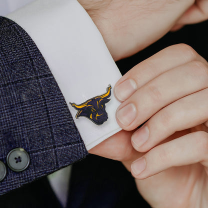 Mankato State Stomper Mascot Cufflinks Image 2