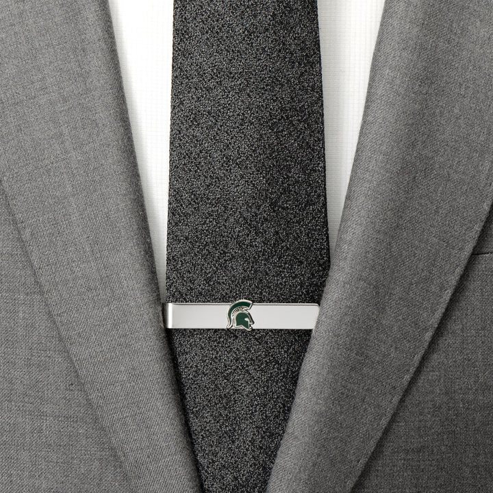 Michigan State Spartans Cufflinks and Tie Bar Gift Set Image 6