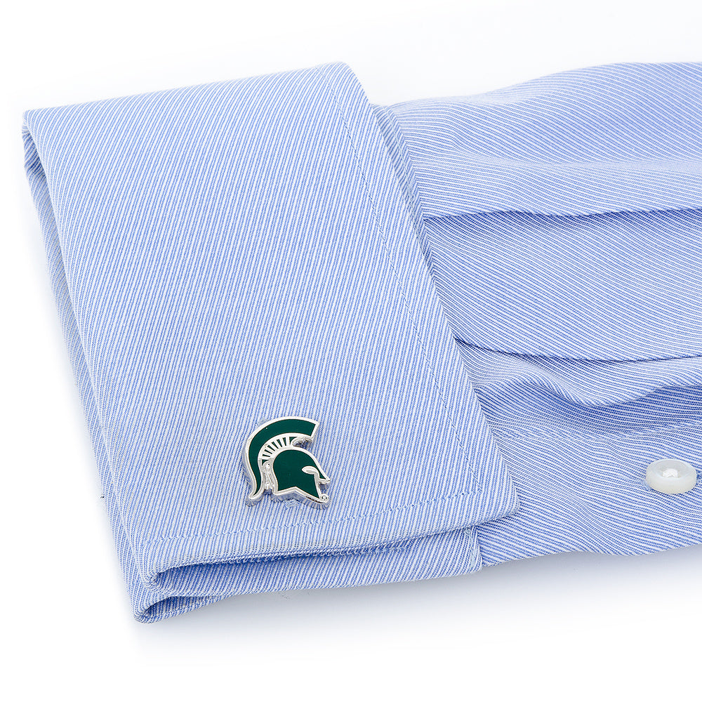 Michigan State Spartans Cufflinks Image 4