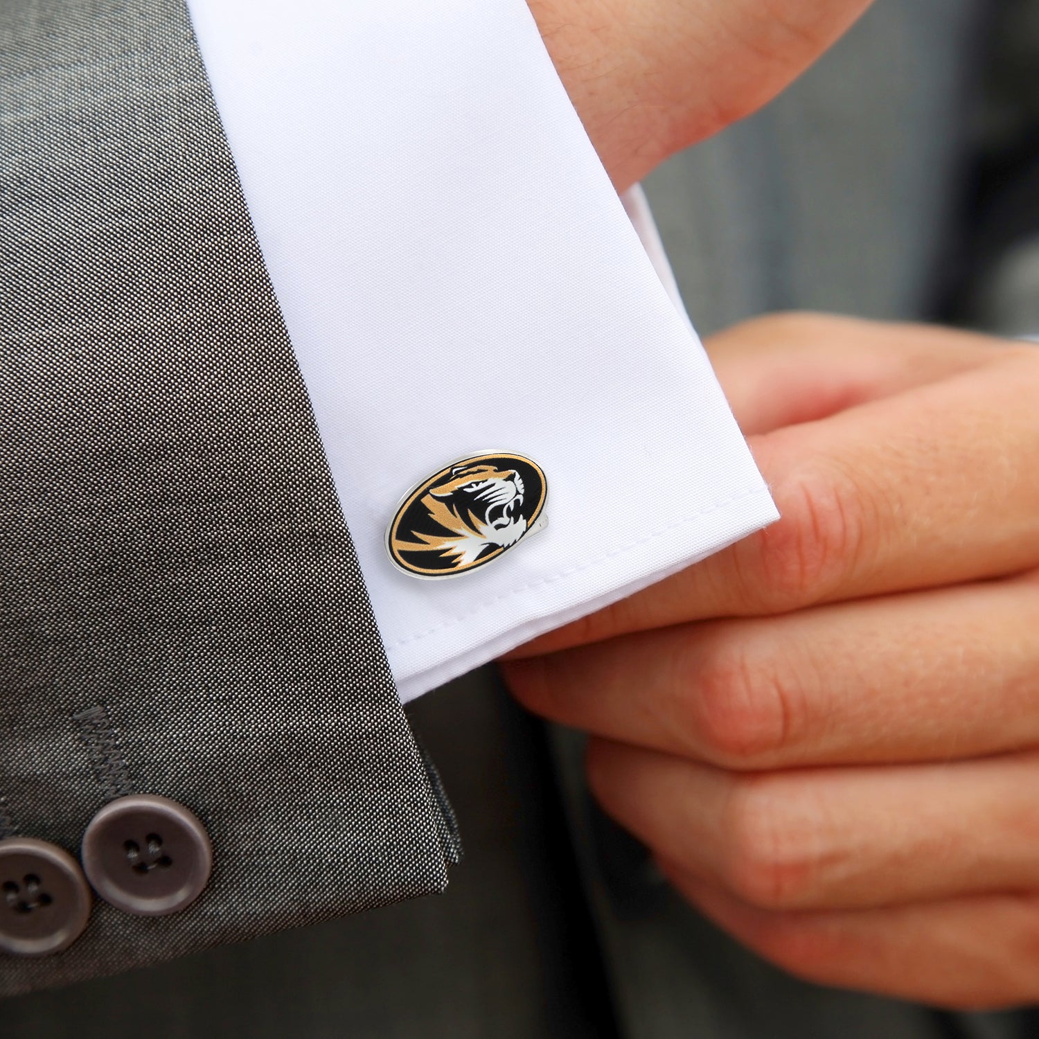 University of Missouri Tigers Cufflinks Image 2
