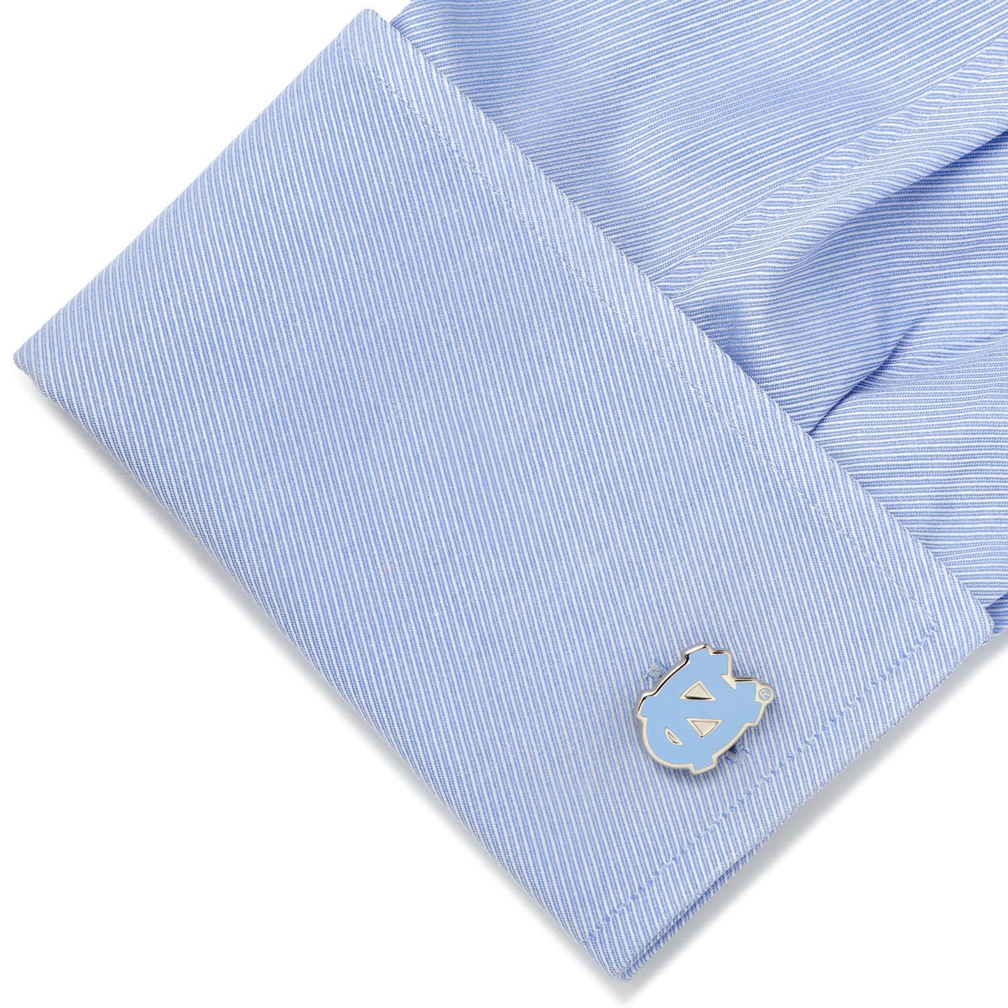 North Carolina Tar Heels Cufflinks and Tie Bar Gift Set Image 4