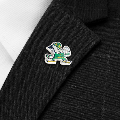 Notre Dame University Fighting Leprechaun Lapel Pin Image 4