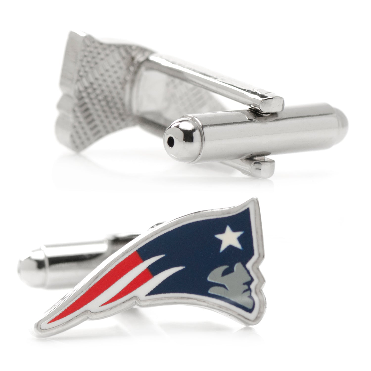 NFL New England Patriots Cufflinks and Tie Clip Gift Set Image 5