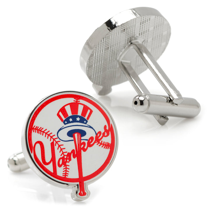 Yankees Baseball Cufflinks Image 2