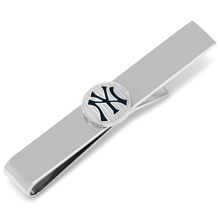 Yankees Pinstripe Cufflink and Tie Bar Gift Set Image 3