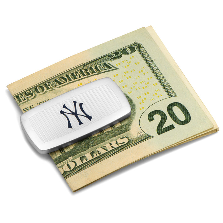Yankees Pinstripe Cushion Money Clip Image 3