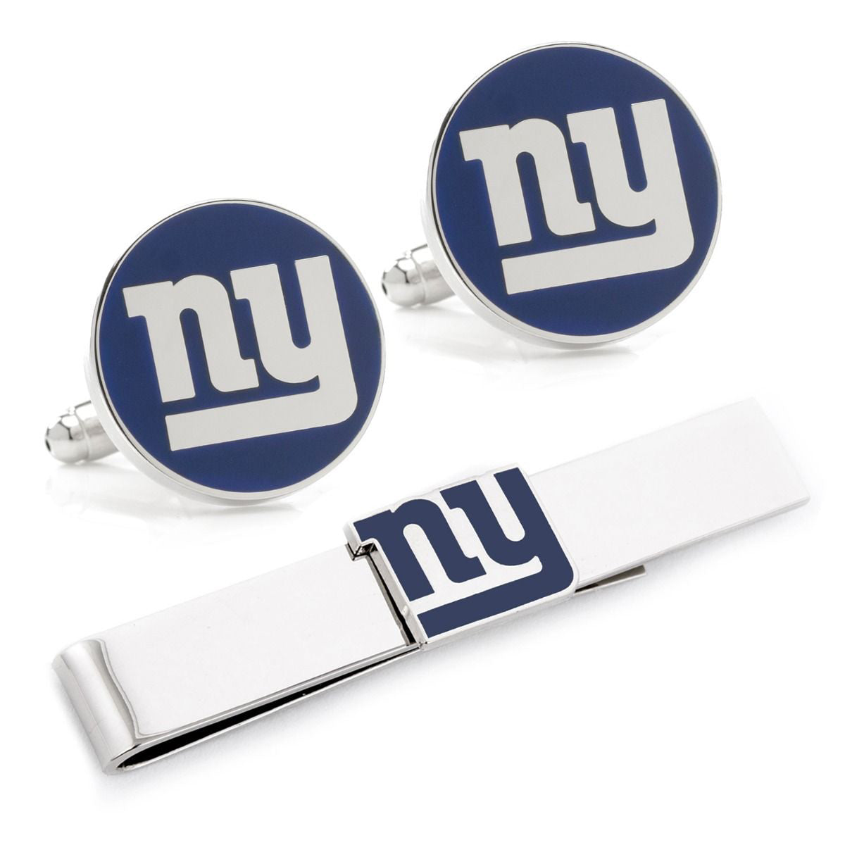 New York Giants Cufflinks and Tie Bar Gift Set Image 1