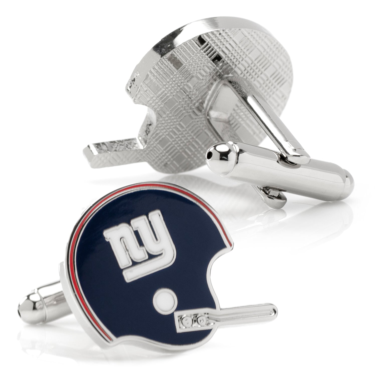 Retro New York Giants Helmet Cufflinks Image 2