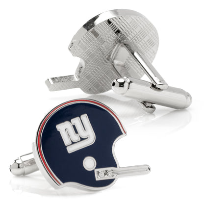 Retro New York Giants Helmet Cufflinks Image 2