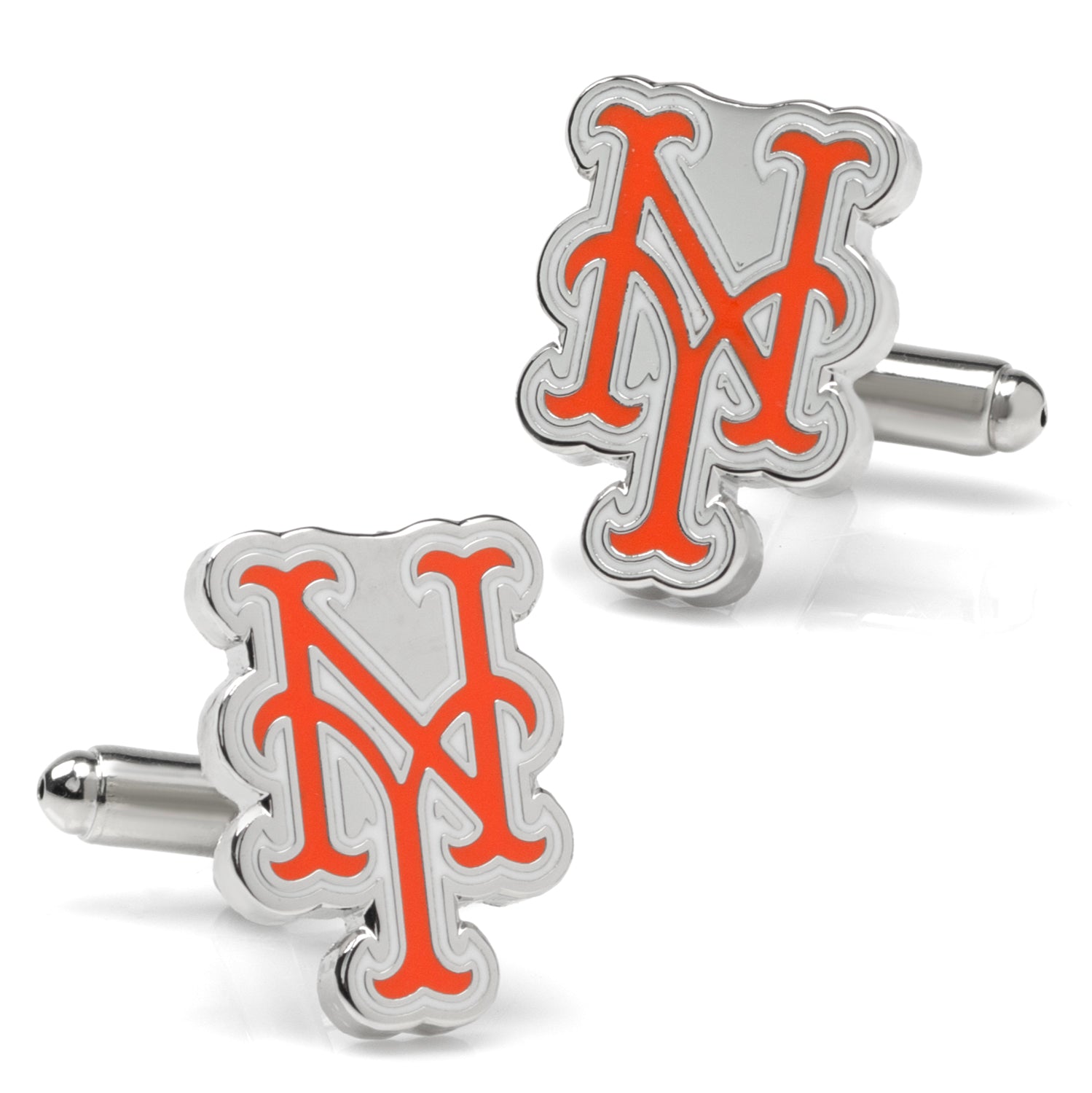 Silver New York Mets Cufflinks Image 1