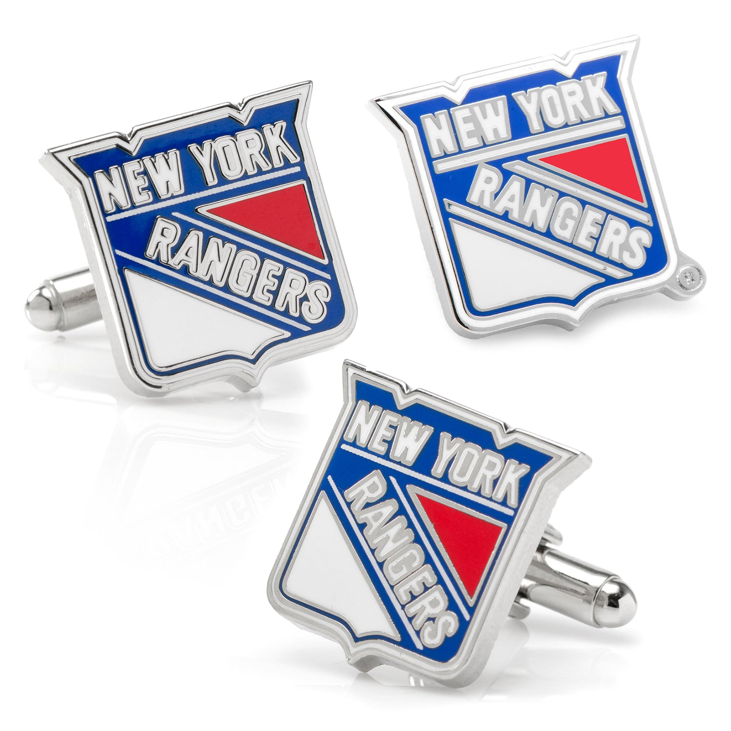 New York Rangers Cufflinks and Lapel Pin Gift Set Image 1