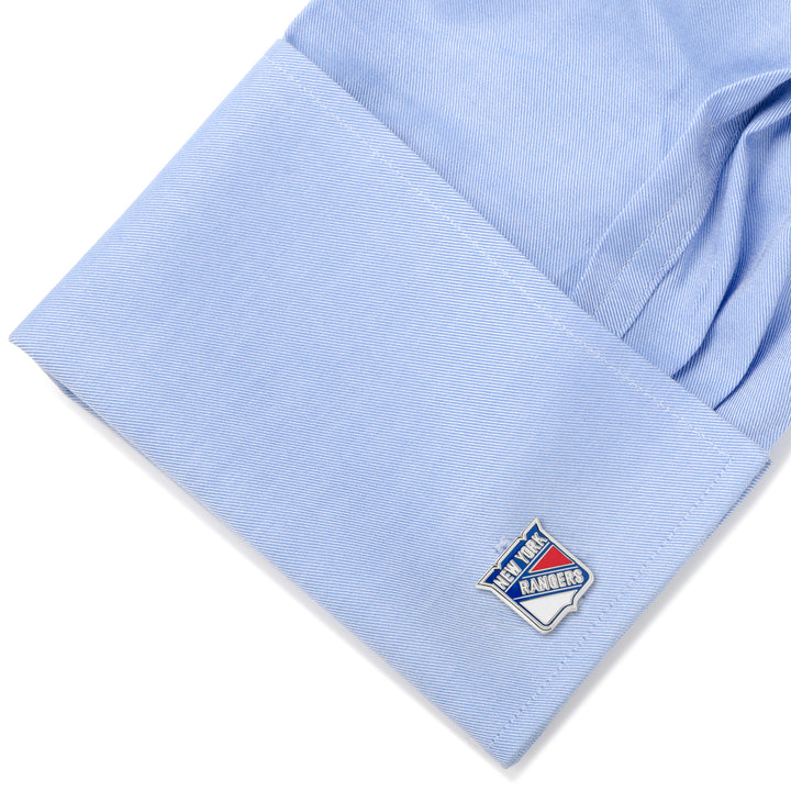 New York Rangers Cufflinks & Tie Bar Gift Set Image 5