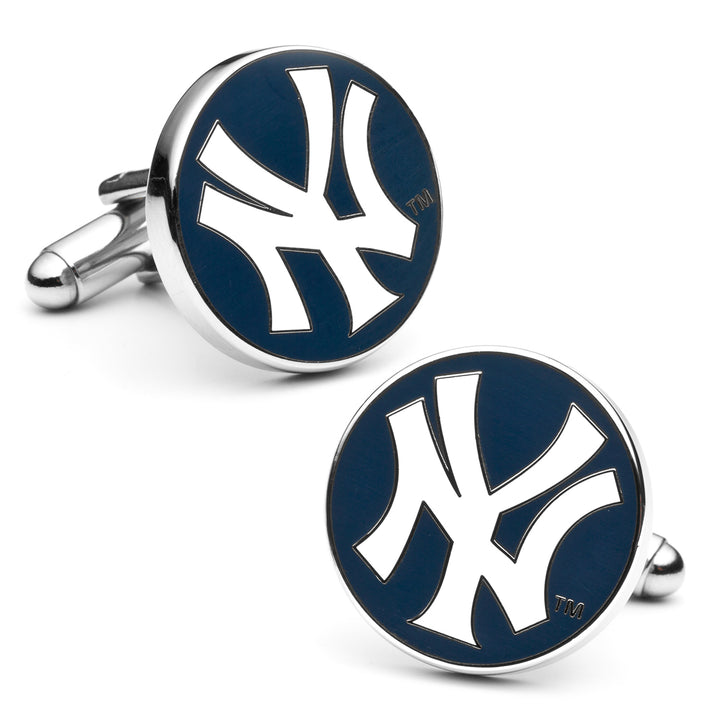 New York Yankees Cufflinks and Tie Bar Gift Set Image 3