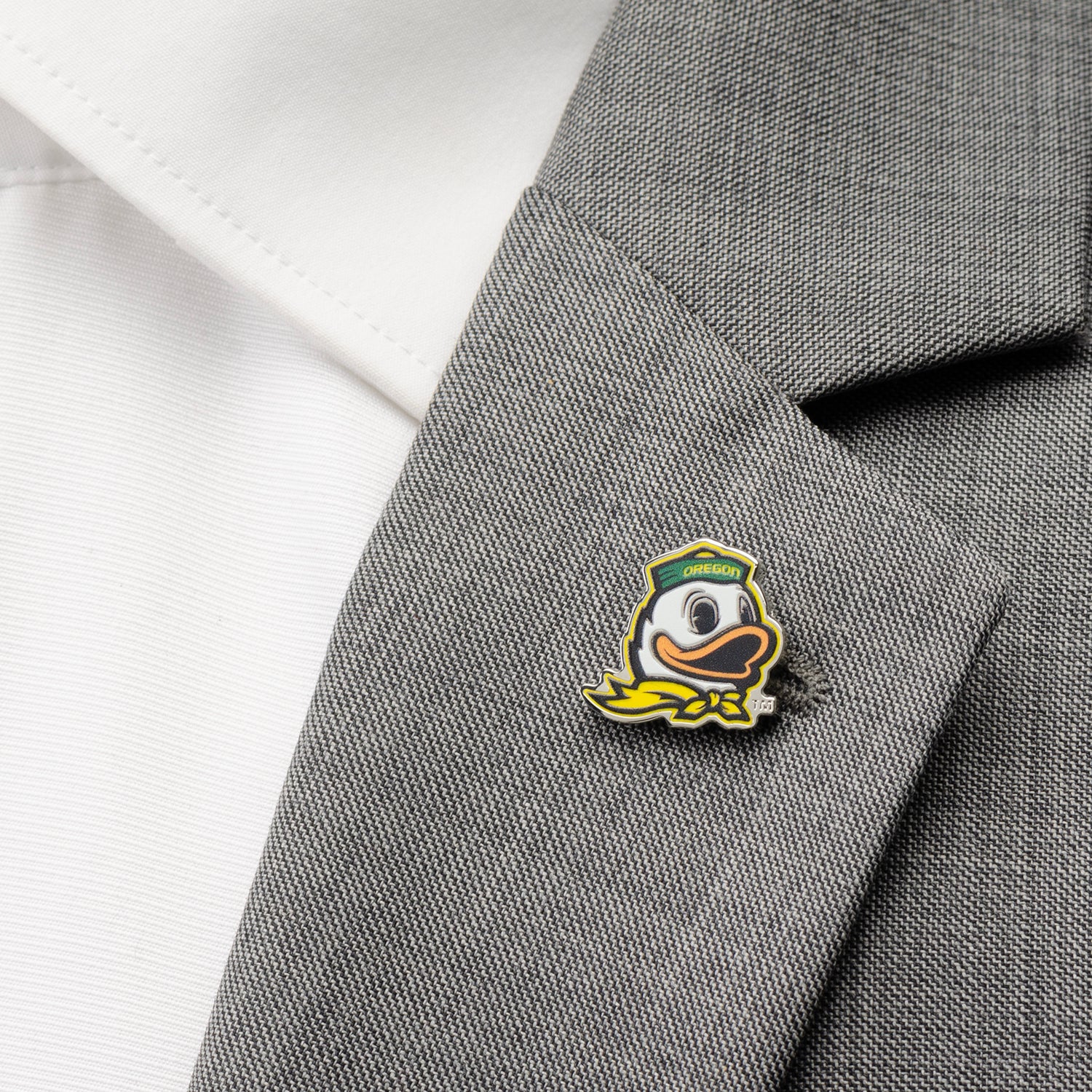 Oregon Ducks Mascot Cufflinks and Lapel Pin Gift Set Image 8