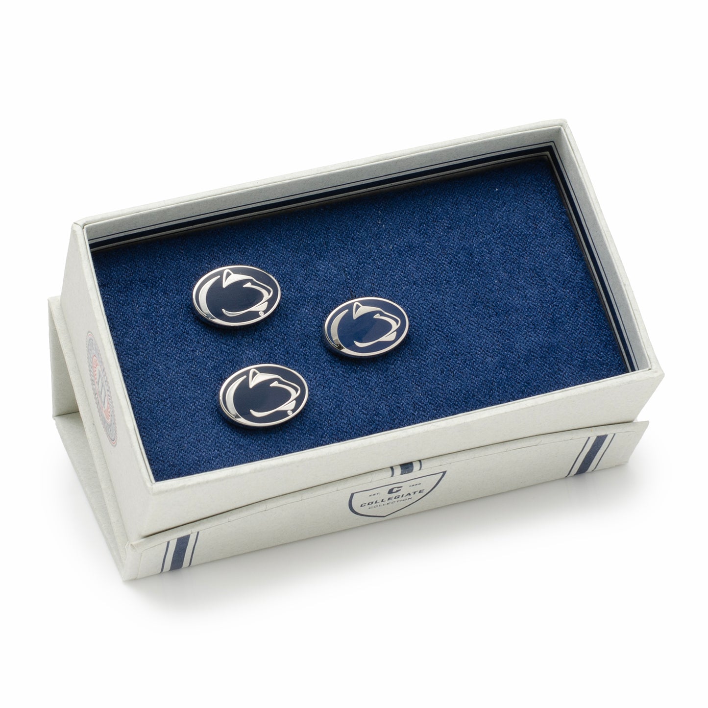 Penn State University Nittany Cufflinks and Lapel Pin Gift Set Image 2