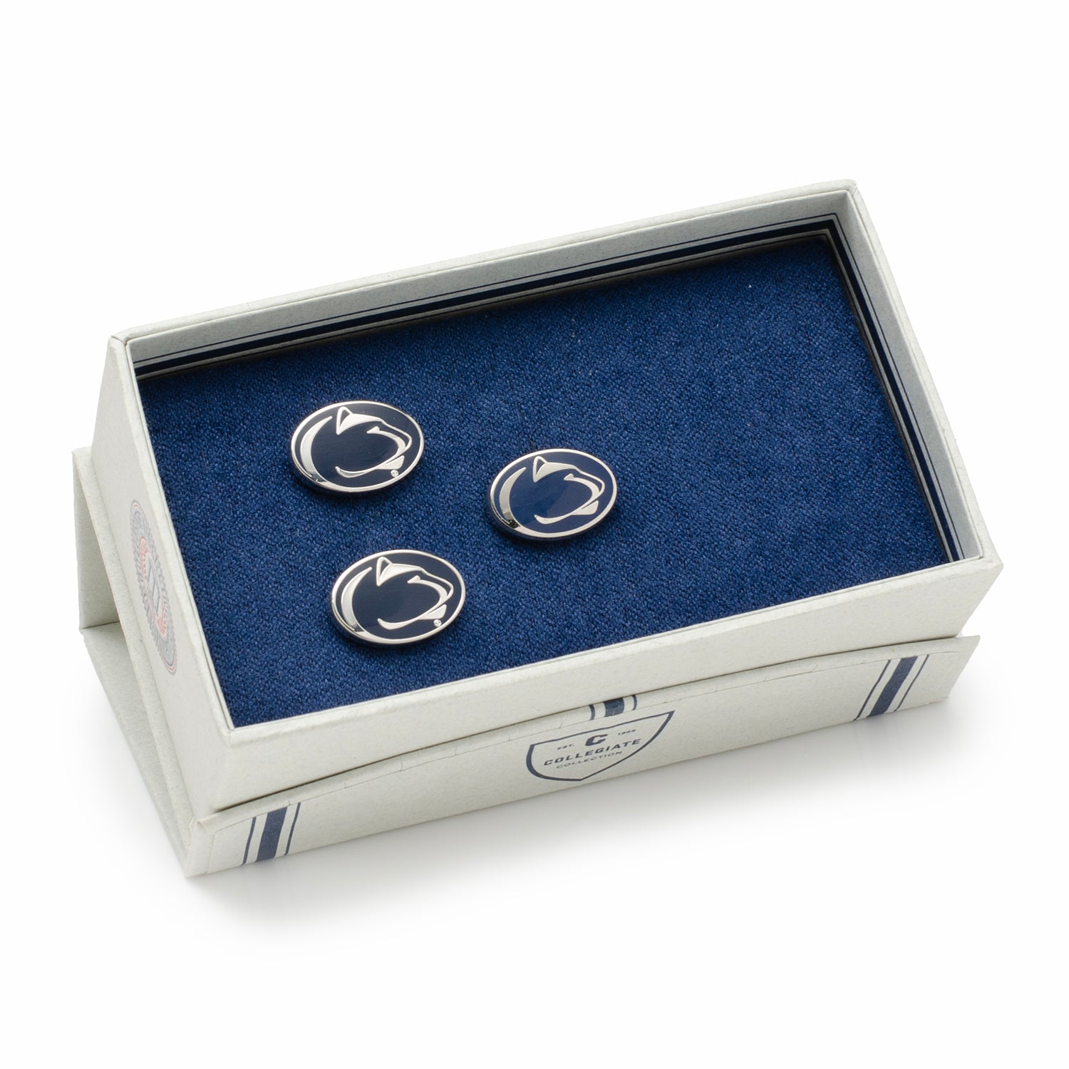 Penn State University Nittany Cufflinks and Lapel Pin Gift Set Image 2