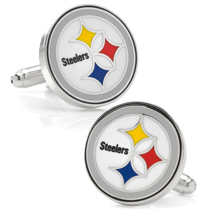 Pittsburgh Steelers Cufflinks and Tie Bar Gift Set Image 3