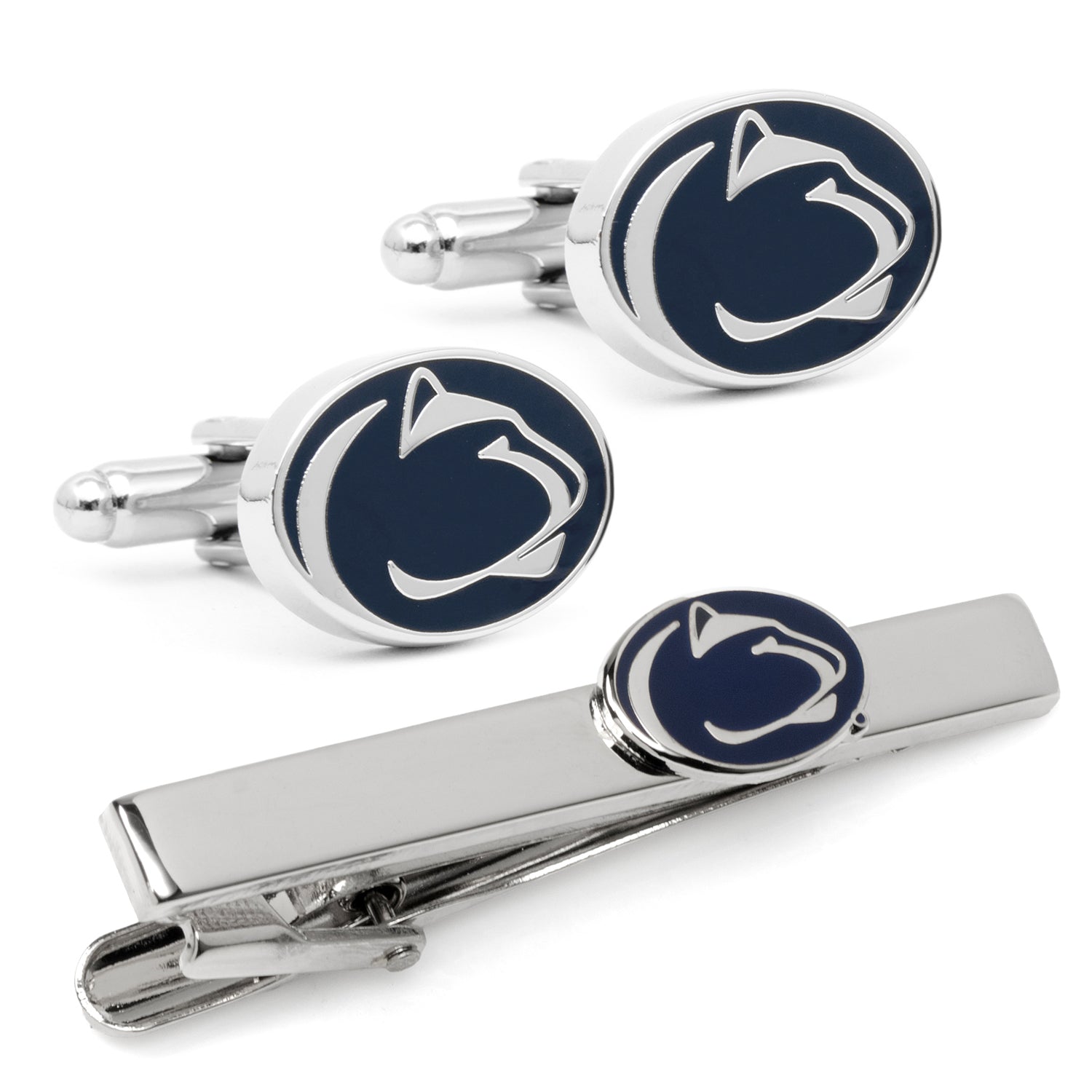 Penn State University Cufflinks and Tie Clip Gift Set Image 1