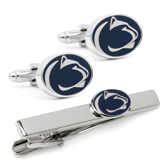 Penn State University Cufflinks and Tie Clip Gift Set Image 1