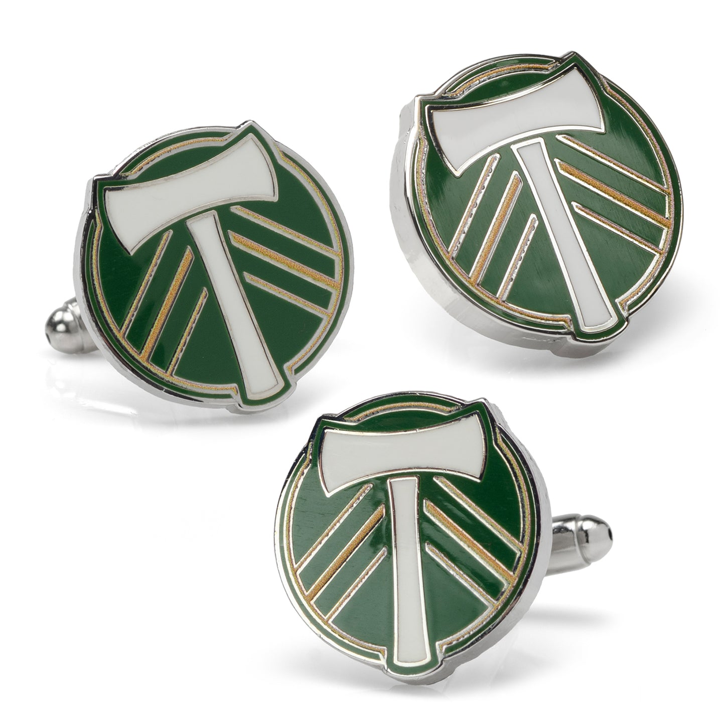 Portland Timbers Cufflinks and Lapel Pin Gift Set Image 1