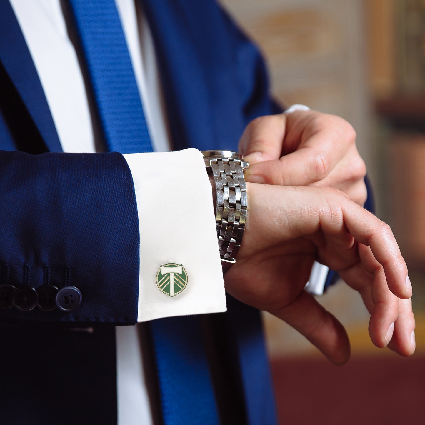 Portland Timbers Cufflinks Image 2